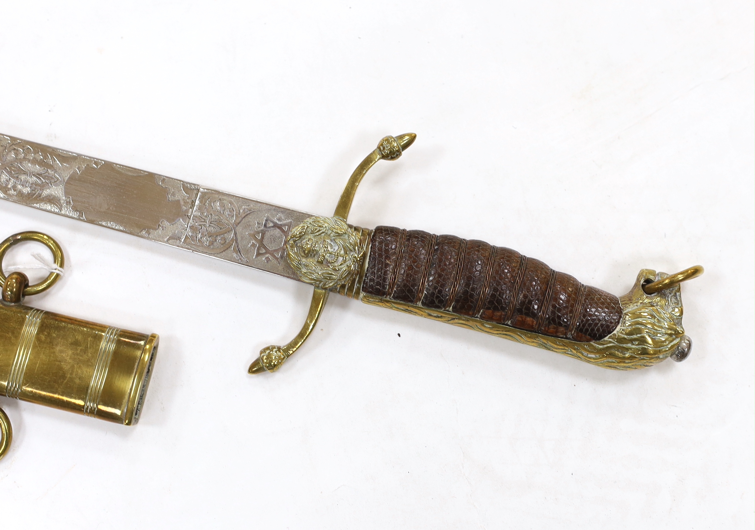 A well made copy of a 19th century Royal Navy dirk